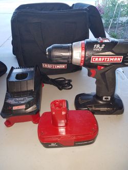 Craftsman 19.2 volts drill ...