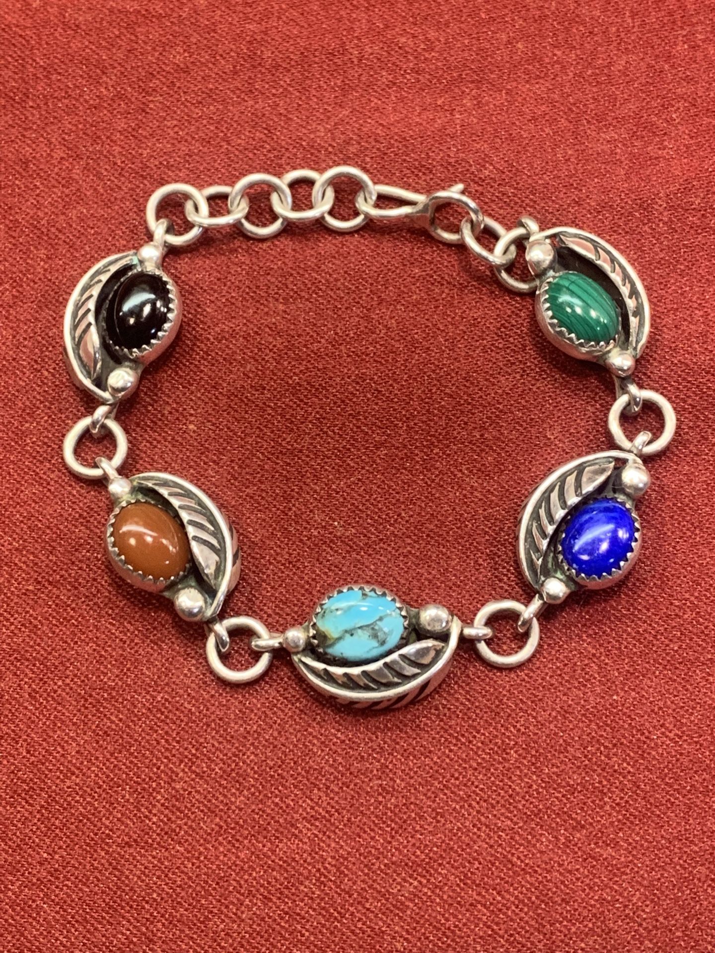Navajo 925 Sterling Silver Signed JBE Bracelet