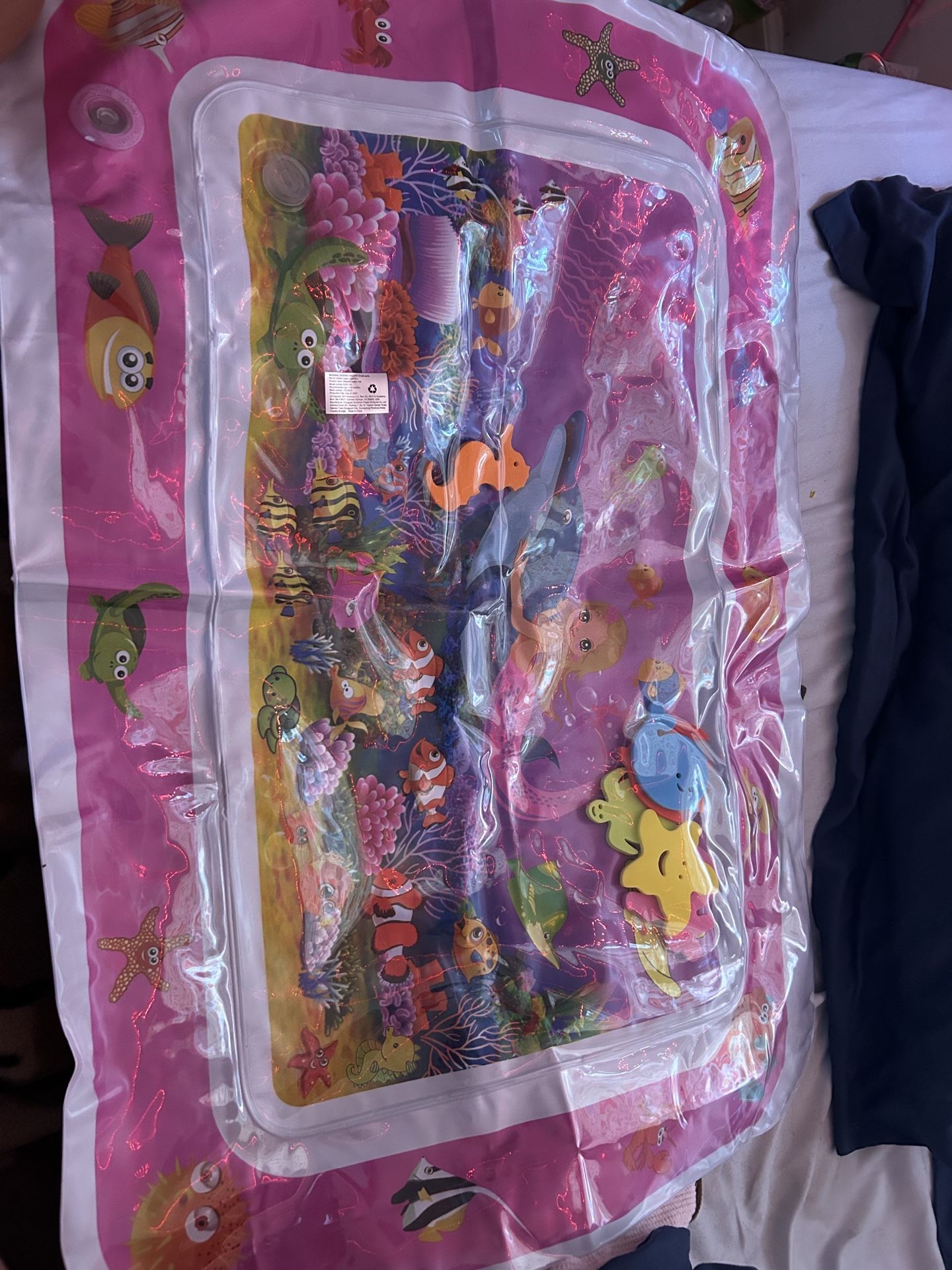 baby tummy time water mat