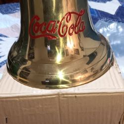 Brass Coca-cola Bell New Old Stock
