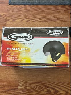 GMAX GM65S DOT Motorcycle Helmet w/ Sun Visor - Size M 57-58cm