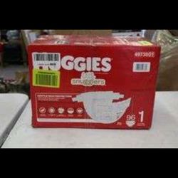 2 96 Count Huggies Size 1