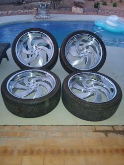 24 'S On Directional Wheels