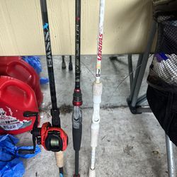 Selling Bass X St. Croix Paired With A Mach Smash Baitcaster With 2 Rods  The Veritas And Vendetta Abu Garcia for Sale in Winter Springs, FL - OfferUp