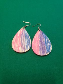 Beautiful Handmade Wooden Earrings