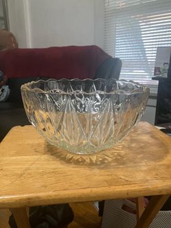 $50, Large Crystal Salad Bowl