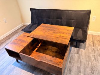 Futon and Coffe table