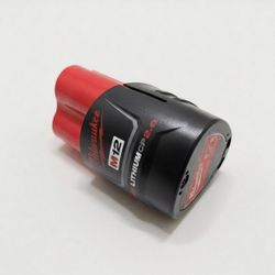 MILWAUKEE M12 2.0Ah REDLITHIUM - BRAND NEW