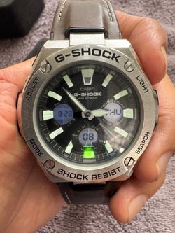 Casio G-Shock G-Steel GST-S130L Tough Solar – Leather Band