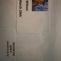 2  Lainey Wilson Tickets Section 138 Roll K $110 Each