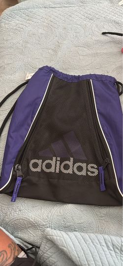 Purple drawstring adidas