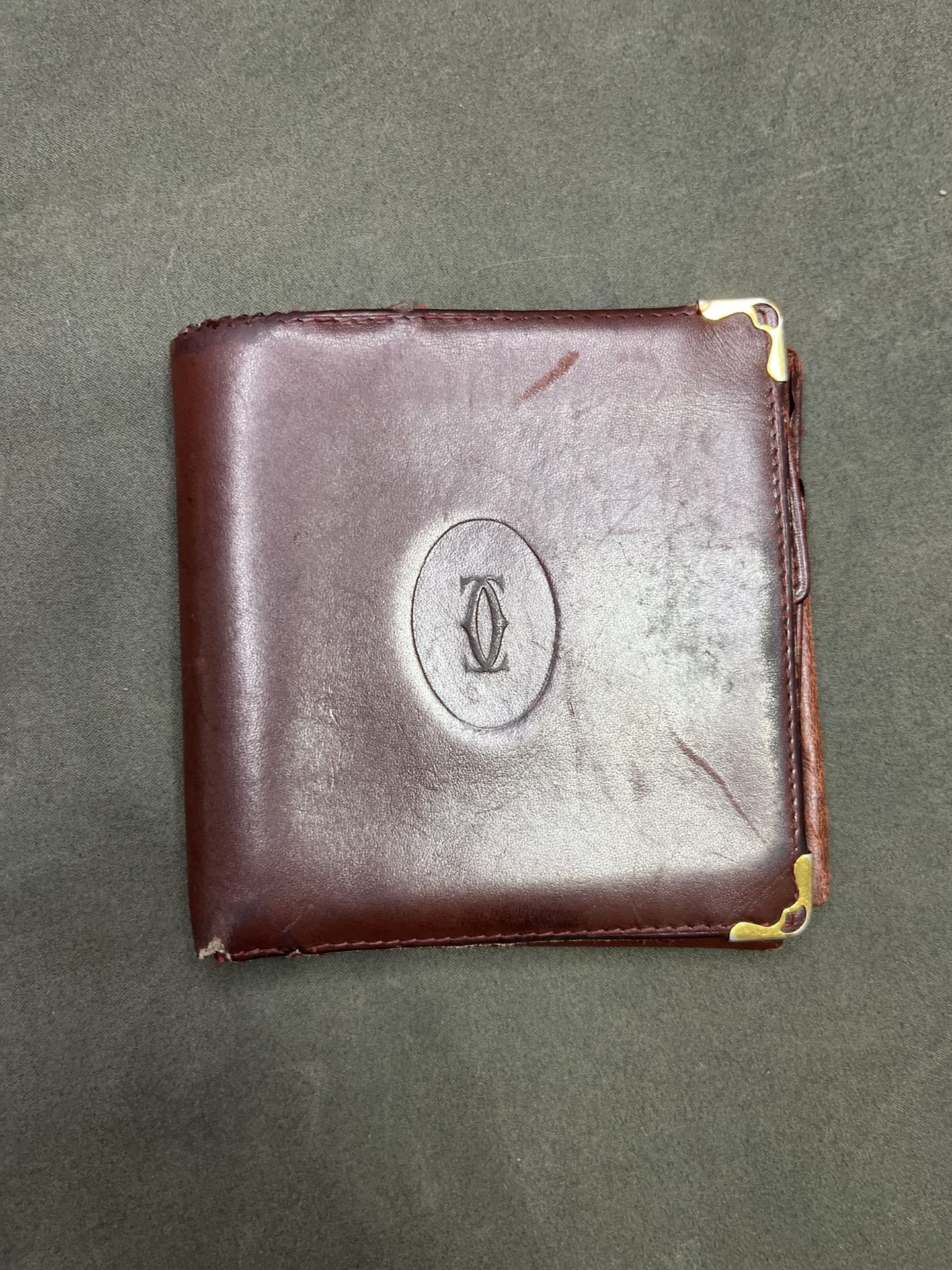 Cartier Burgundy Calfskin Multiple Wallet