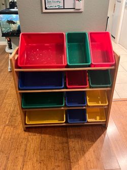 Batten Bins Toy storage organizer 12 bins