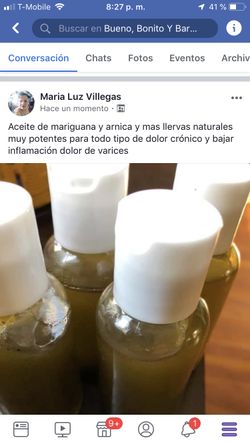 Aceite de arnica mariguana y mas