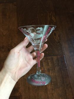 Decorative Martini Glass
