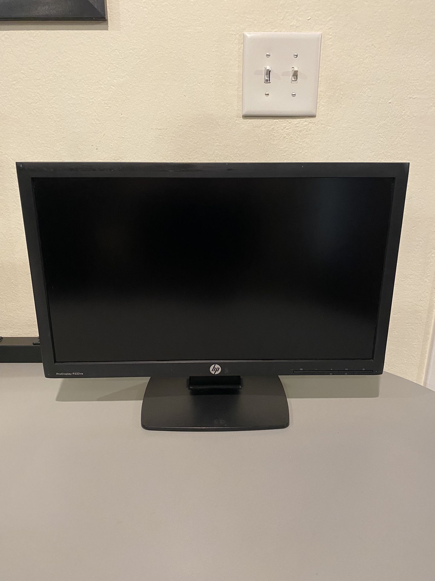 22 inch HP LED monitor 1920 x 1080 at 60 Hz