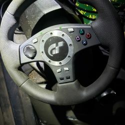 Driving Wheel For Ps3 Or Ps2  / 2 Sets 