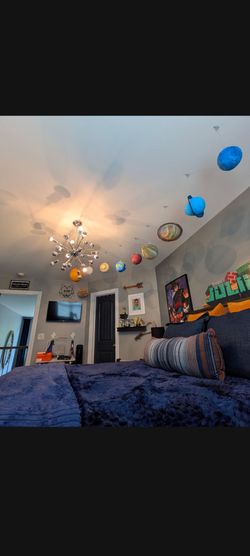 Handmade Paper Mache  Solar System