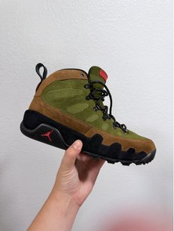 Jordan retro 9 olive green