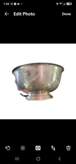 Large old bowl