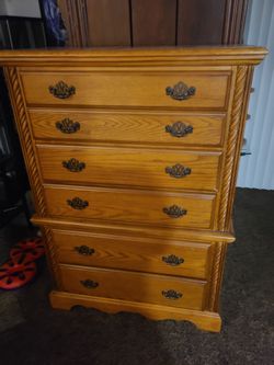 Tall 5 Drawer Dresser