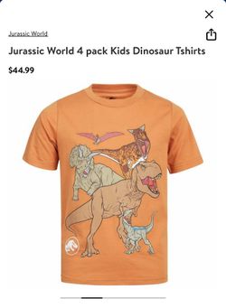 Jurassic world Dinosaur T-shirts Size 3T (4 Piece)
