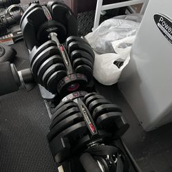 Upgraded Bowflex 1090 Dumbbells – Custom Aluminum Discs + Barbell Adapters