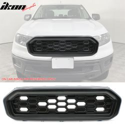Fits 2019-2023 Ford Ranger XL/XLT/Lariat Upper LED Grille Smoke Lens Arrow Signal