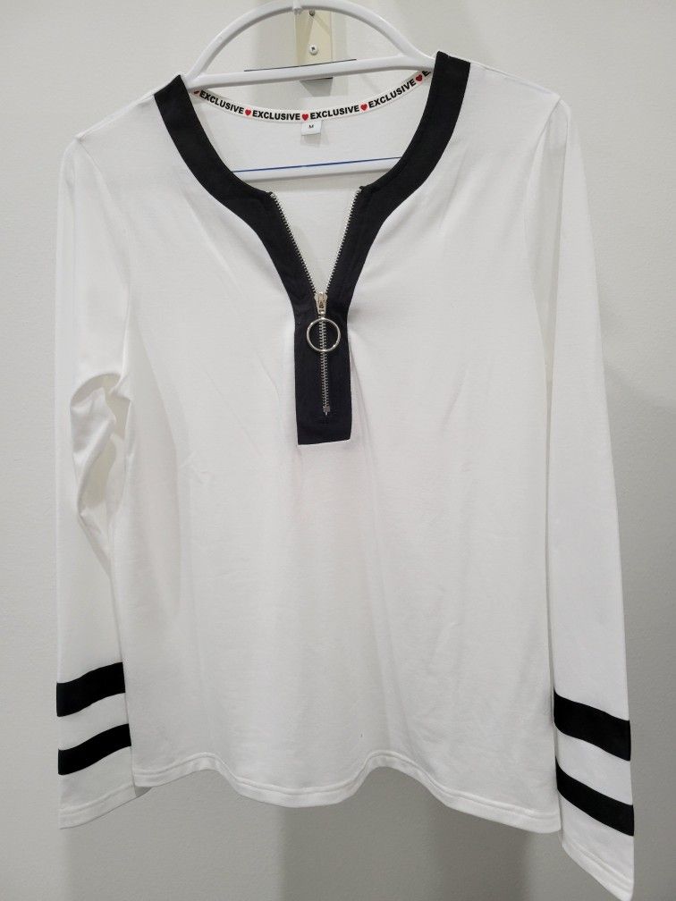 Women's Long Sleeve 3/4 Zip Top
