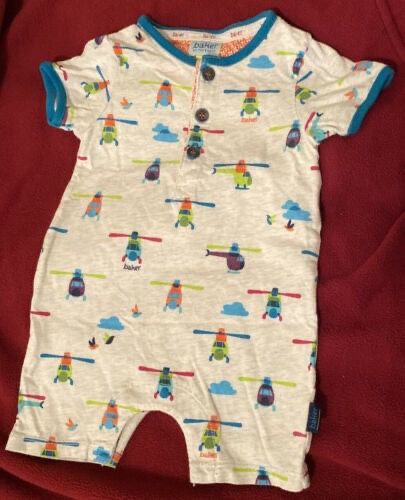 Ted Baker Unisex 0-3 Months Cotton Short Romper BNWOT