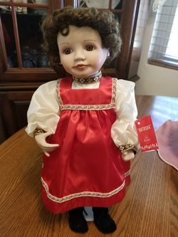 PORCELAIN DOLL "NATASHA" BRAND NEW CONDITION $15.