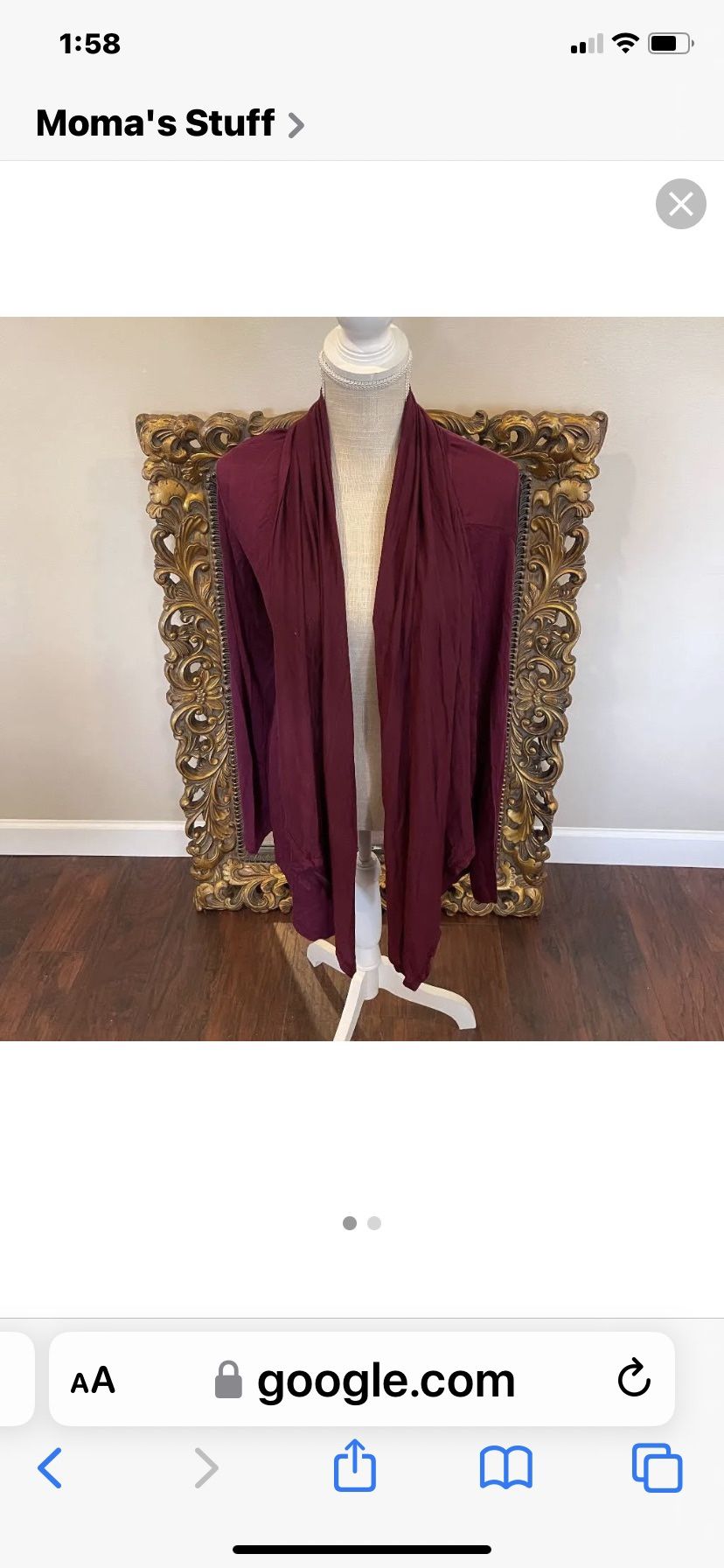 Shiela Rose Criselda Cover Plum NWT