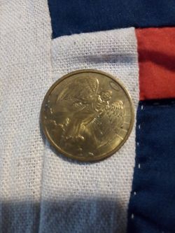 🇺🇸 "Double-sided"(Guardian Angel) 😇 Brass. Wt:5.24($50.oo)