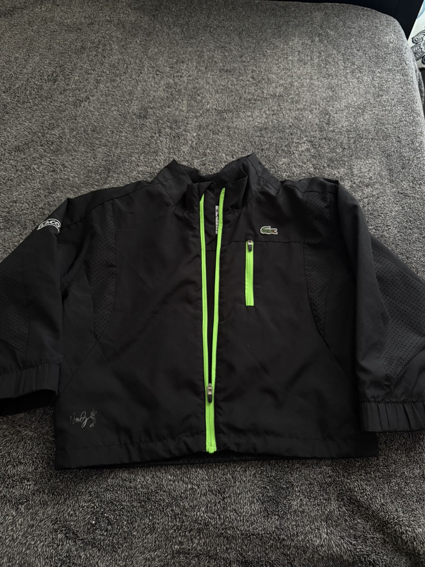 BOYS * LACOSTE * ANDY RODDICK TENNIS WINDBREAKER / TRACK JACKET ~ 4