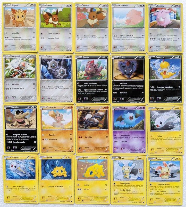 Pokémon / Pokemon Dark Explorers Complete Set (111/108): Portuguese