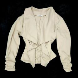 ✅️ Khaki Blazer Cardigan• Size S• Great Condition• $12firm