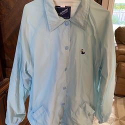 Woman’s Light Weight Wind Breaker Jacket Size Large 