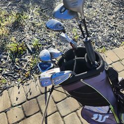 Mens Golf Clubs Irons Woods Hybrid Chipper Putter bag