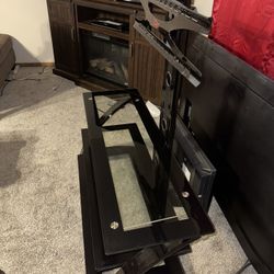 Glass TV Stand For Sale!! 