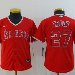 WOMEN'S LOS ANGELES ANGELS BASEBALL JERSEY 