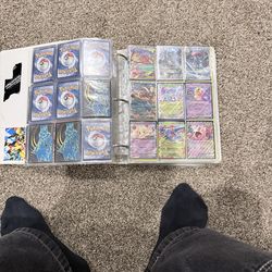 All my cards inclues a box with probably 500 cards also most pulls  in the binder but some in box as well