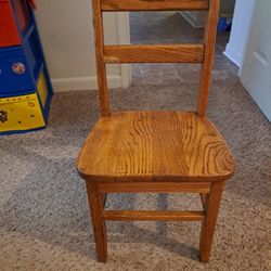 Wooden Childrens Chair