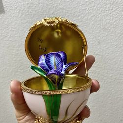 Limoges France Egg - Neiman Marcus Collection # 46/100 Limited Edition Rare