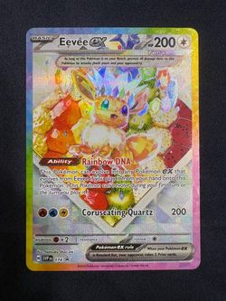 Eevee ex #174 Promo – Prismatic Evolutions SPC – NM Pokemon TCG Card
