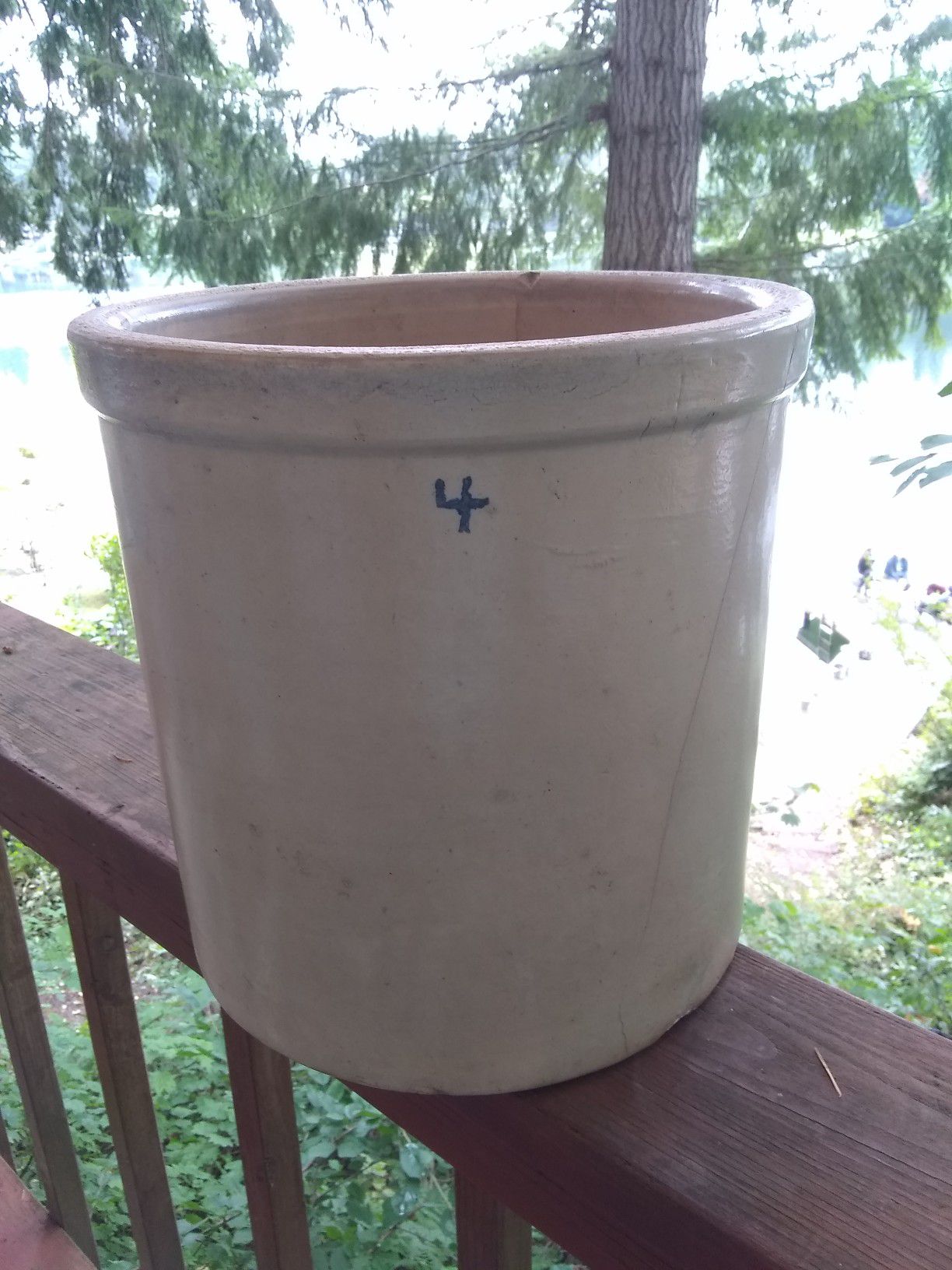 Vintage crock pottery stoneware