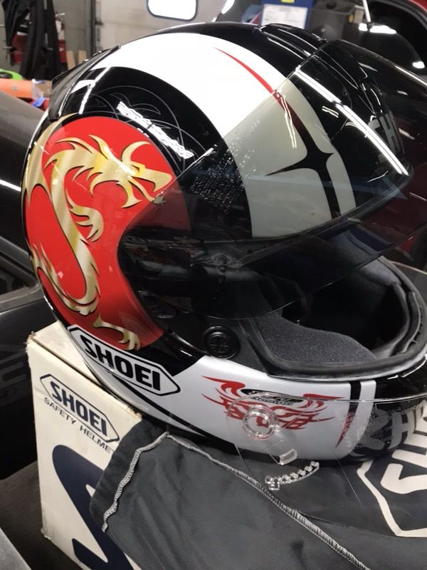 Shoei RF900 chimera helmet