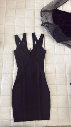 Black Bandage Bodycon Mini Dress