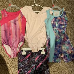 Toddler Size 4/5 Gymnastics Clothes All For $10