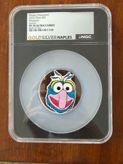 2025 1oz Niue S$2 Disney Muppets Gonzo PF70 Ultra Cameo