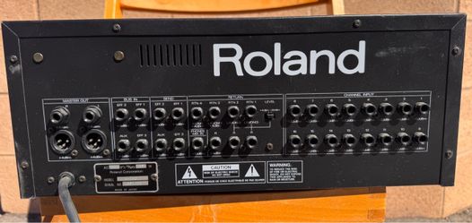 Roland M-160 Vintage 16-Channel Rackmount Line Mixer - Clean & Fully Functional